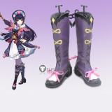 Genshin Impact Signora The Fair Lady Yunjin Yun Jin Shenhe Ms. Hina Female Gorou Cosplay Shoes Boots
