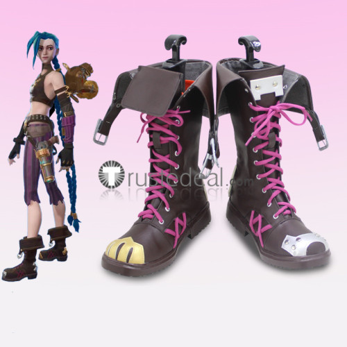 League of Legends LOL Arcane Jinx Cosplay Shoes Boots