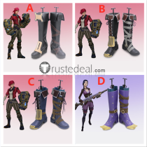 League of Legends LOL Arcane VI Caitlyn Kiramman Cosplay Shoes Boots