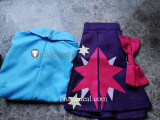 My Little Pony Equestria Girls Twilight Sparkle Light Blue Purple Cosplay Costume