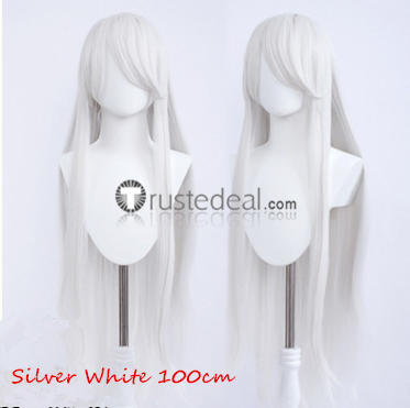 Shaman King Iron Maiden Jeanne Victorian-era White Black Cosplay Costume