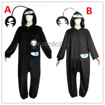 Ousama Ranking Ranking of Kings Kage Jumpsuit Pajamas Black Cosplay Costumes