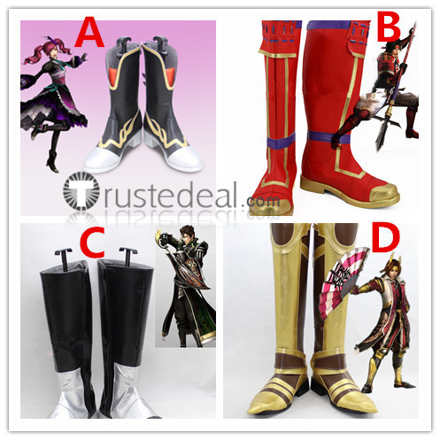 Samurai Warriors 4 Yukimura Sanada Kojuro Katakura Mitsunari Ishida Gracia Hosokawa Cosplay Shoes Boots