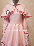 Cardcaptor Sakura Clear Card Episode 2 Sakukra Pink Lolita Battle Cosplay Costume