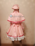 Cardcaptor Sakura Clear Card Episode 2 Sakukra Pink Lolita Battle Cosplay Costume