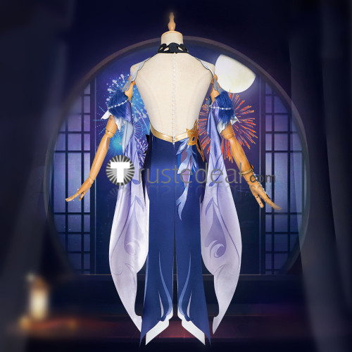 Genshin Impact Orchid's Evening Gown Ningguang New Skin Cosplay Costume