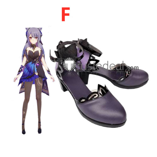 Genshin Impact Qiqi Keqing Paimon Klee Noelle Cosplay Shoes Boots