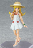 Kabukimonogatari Shinobu Oshino White Pink Cosplay Costume