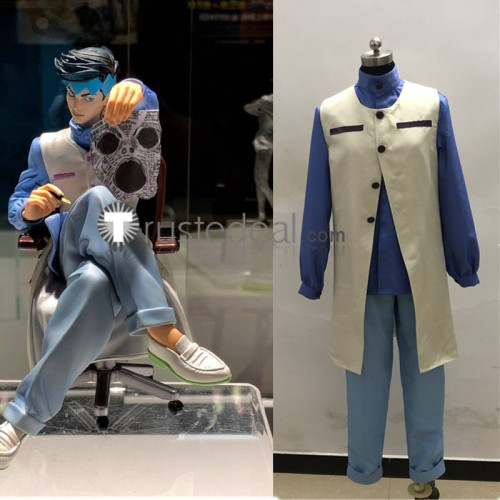 Jojo's Bizarre Adventure Diamond Is Unbreakable Rohan Kishibe Pink Purple Green Cosplay Costumes