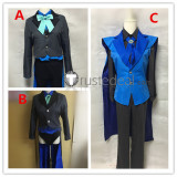 Reverse Falls Mabel Gleeful Dipper Gleeful Blue Black Grey Cosplay Costumes 5