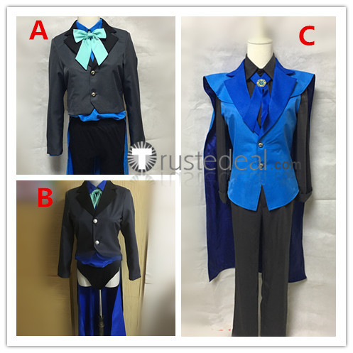 Reverse Falls Mabel Gleeful Dipper Gleeful Blue Black Grey Cosplay Costumes 5
