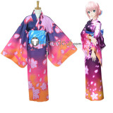 Vocaloid Project DIVA Megurine Luka Hatsune Miku Meiko Yukata Style Kimono Cosplay Costume