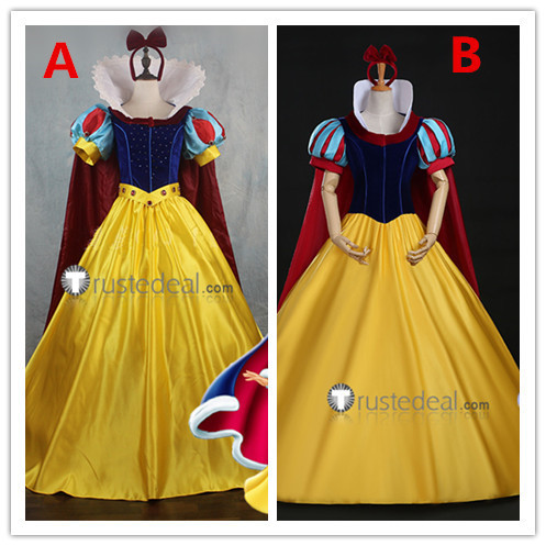 strapless open back dress Posh Peanut Girl's Disney Snow White Twirl Dress in Blue, 10Y-12Y, Viscose from Bamboo main image 1