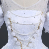 Alice in Wonderland The White Queen Holiday Party Cosplay Costume