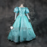 The Little Mermaid Disney Princess Ariel Pink Blue Dress Holiday Cosplay Costumes 2