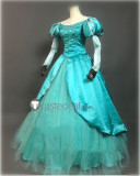 The Little Mermaid Disney Princess Ariel Pink Blue Dress Holiday Cosplay Costumes 2
