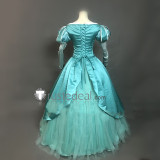 The Little Mermaid Disney Princess Ariel Pink Blue Dress Holiday Cosplay Costumes 2
