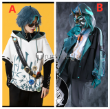 Genshin Impact Xiao Fanart Doujin Fashion Cosplay Costumes