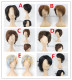 Kamen Rider Masked Rider Philip Sonozaki Raito Kazumi Sawatari Hiden Aruto Katsumi Daido Ryuga Banjo Brown Styled Cosplay Wigs