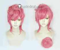 JoJo's Bizarre Adventure Golden Wind Trish Una Pink Styled Cosplay Wigs