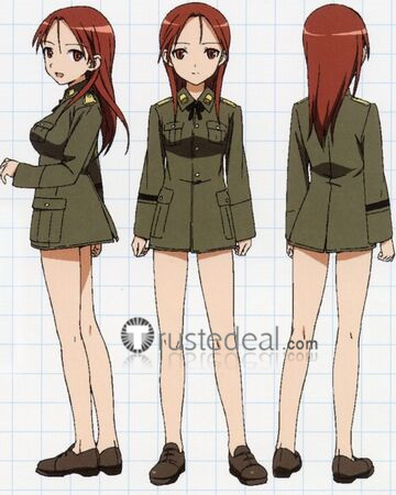 Strike Witches Minna Dietrich Wilcke Cosplay Costume
