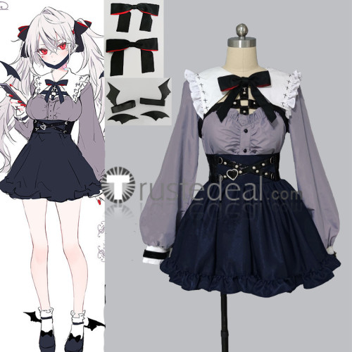 Vtuber Virtual YouTuber Kuzuha Sanya the Vampire Cosplay Costume
