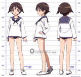 Strike Witches Miyafuji Yoshika Cosplay Costume
