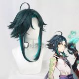 Genshin Impact Xiao Female Genderbend Short Long Green Blue Cosplay Wig