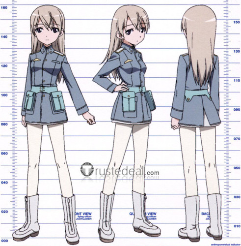 Strike Witches Eila Llmatar Juutilainen Cosplay Costume