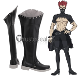 Black Clover Yuno Noelle Silva Zora Ideale Black Brown Cosplay Shoes Boots