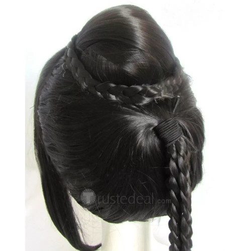 Final Fantasy X 10 LuLu Black Cosplay Wig