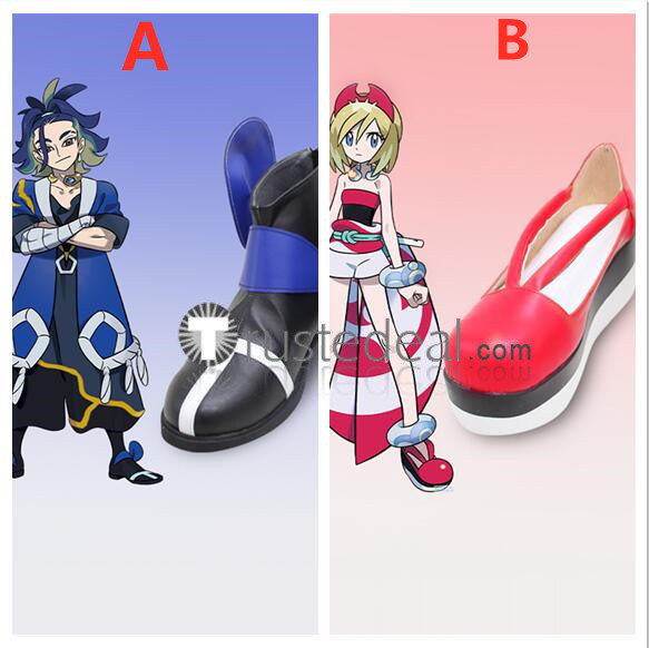 Pokemon Legends Arceus Adaman Irida Cosplay Shoes Boots