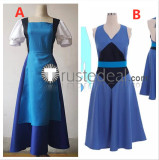 Steven Universe Sapphire Lapis Lazuli Blue Cosplay Costumes