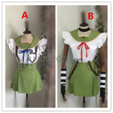 School-Live! Gakko Gurashi Living at School Miki Naoki Kurumi Ebisuzawa Green School Uniform Cosplay Costumes
