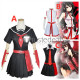 Akame ga Kill Akame Kurome White Red Black Cosplay Costumes