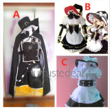 Touhou The Embodiment of Scarlet Devil Kirisame Marisa Witch Alice Maid Koumajou Densetsu Cosplay Costumes