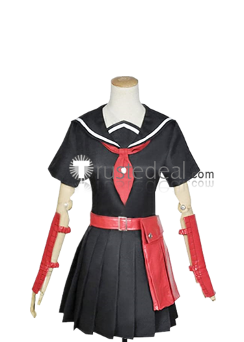 Akame ga Kill Akame Kurome White Red Black Cosplay Costumes
