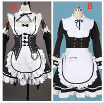 Re Zero Kara Hajimeru Isekai Seikatsu Twins Rem Ram Maid Cosplay Costumes