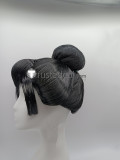 Demon Slayer Kimetsu no Yaiba Daki Koinatsu Koyuki Oiran Geisha Daki Black Grey Cosplay Wigs