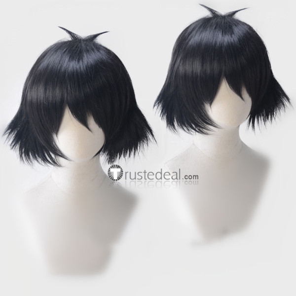 Steins Gate Mayuri Shiina Mayushii Black Cosplay Wig