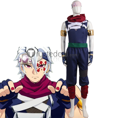 Kimetsu no Yaiba Demon Slayer Season 2 Tengen Uzui Halloween Cosplay Costumes