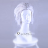 Pokemon Best Wishes Ingo Slicked Back Silver White Cosplay Wig