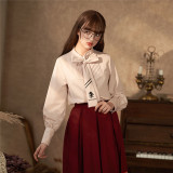 Kyouko & Harry Potter Co-signed JK Uniform Blouse Gryffindor Ravenclaw Hufflepuff Slytherin