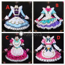 League of Legends LOL Cafe Cutie New Skin  Annie Soraka Sivir Gwen Pink White Cosplay Costume 2