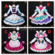 League of Legends LOL Cafe Cutie New Skin  Annie Soraka Sivir Gwen Pink White Cosplay Costume 2