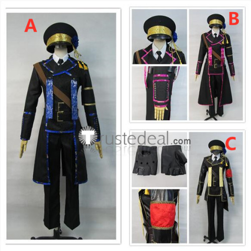 Vocaloid Arrest Rose Kaito Camui Kamui Gakupo Kagamien Len Black Cosplay Costume
