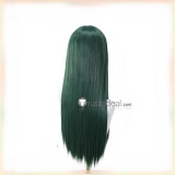 YuGiOh Carly Nagisa Long Dark Green Cosplay Wig