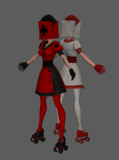 Dark Deception The Reaper Nurses Red White Cosplay Costume