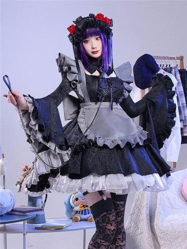 1/3 Delusion Sono Bisque Doll wa Koi wo Suru My Dress Up Darling Marin Kitagawa Kuroe Shizuku-Tan Maid Lolita Cosplay Costume
