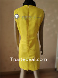 Pokemon Elesa Yellow Black Cosplay Costume